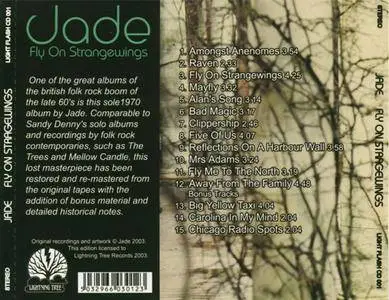 Jade - Fly On Strangewings (1970) {2003 Lightning Tree}