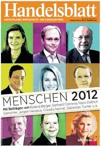 Handelsblatt vom Freitag, 21. Dezember 2012