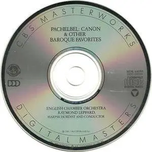 English Chamber Orchestra - Pachelbel: Canon & Other Baroque Favorites (1988) {CBS Masterworks} **[RE-UP]**