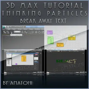 3ds Max and Thinking Particles Tutorial - Break Away Text
