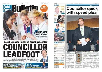 The Gold Coast Bulletin – August 23, 2012