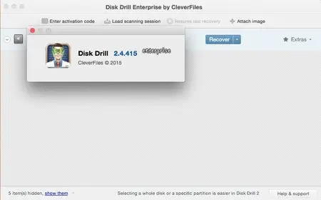 Disk Drill Entreprise 2.4.415 Multilangual Mac OS X