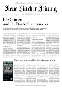 Neue Zurcher Zeitung International  - 13 April 2024