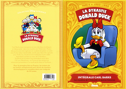 La Dynastie Donald Duck - Tome 4 - Les Mysteres de l'Atlantide et Autres Histoires (Carl Barks 1953-1954)