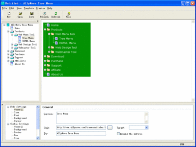 AllyNova Tree Menu 2.5