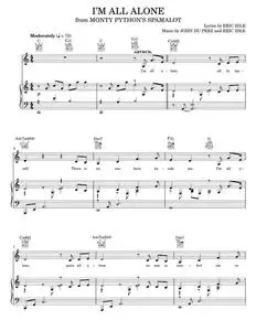 I'm All Alone - Monty Python's Spamalot (Piano-Vocal-Guitar)