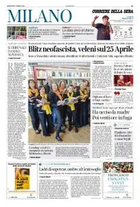Corriere della Sera Milano – 25 aprile 2019