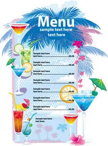 Menu vector