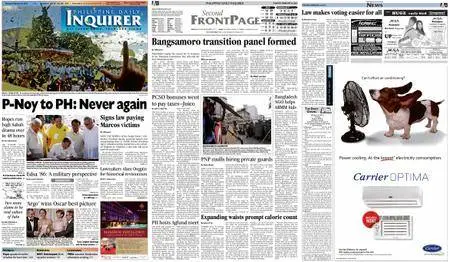 Philippine Daily Inquirer – February 26, 2013