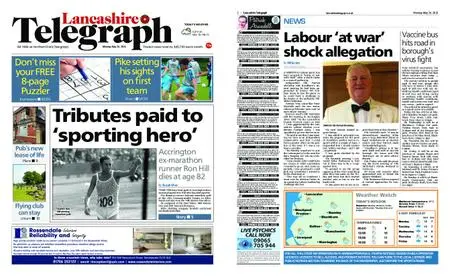 Lancashire Telegraph (Burnley, Pendle, Rossendale) – May 24, 2021