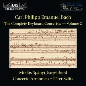 Miklós Spányi, Concerto Armonico - Carl Philipp Emanuel Bach: The Complete Keyboard Concertos, Vol. 2 (1996)