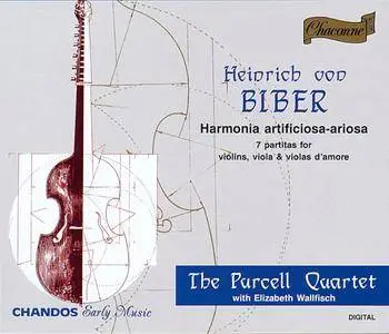 The Purcell Quartet with Elizabeth Wallfisch - Heinrich Ignaz Franz von Biber: Harmonia artificiosa ariosa (1994) 2CDs
