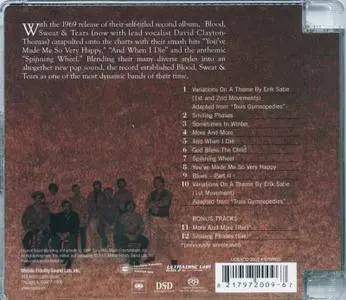 Blood, Sweat & Tears - Blood, Sweat & Tears (1969) [MFSL UDSACD 2009] Re-up