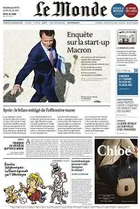 Le Monde et 3 Suppléments du Vendredi 13 Novembre 2015