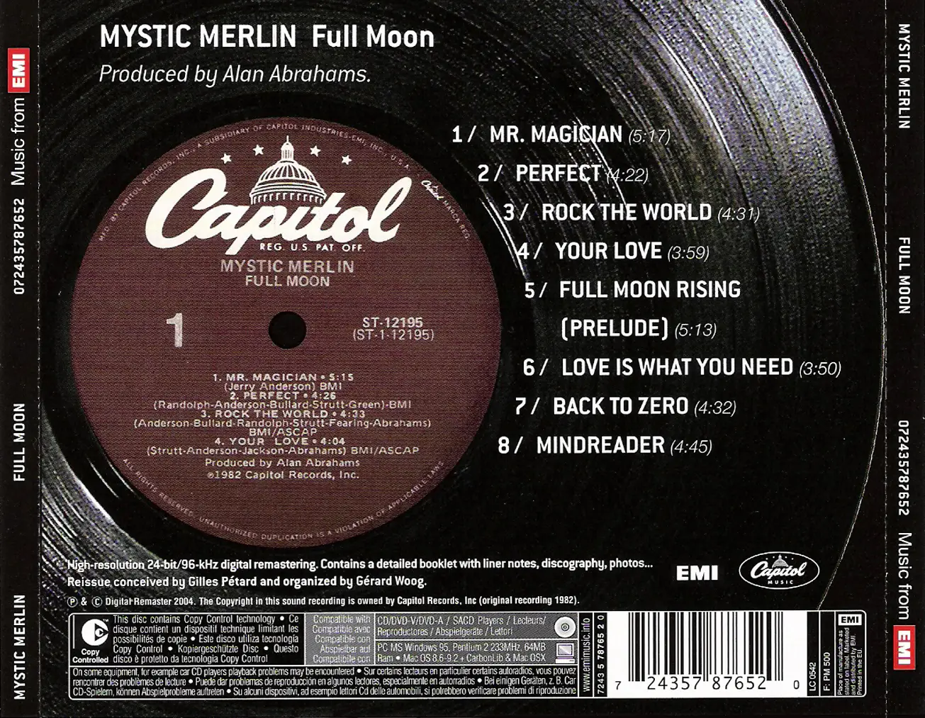 Mystic Merlin - Full Moon (1982) [2004, Remastered Reissue] / AvaxHome