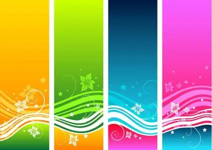 Floral Swirls - Vector