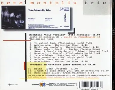 Tete Montoliu Trio - Per Sempre, Tete (1997) {DiscMedi Blau}