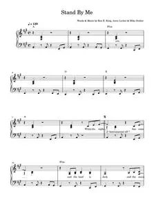 Stand By Me - Ben E. King (Piano Vocal)