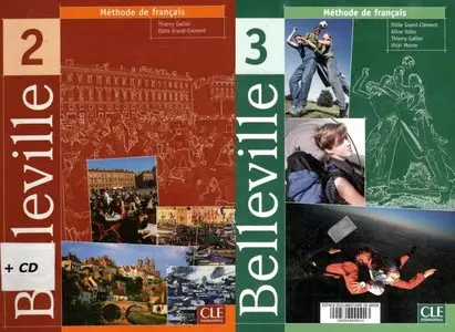 Belleville 2 et 3 : Méthode de français (livres + 4 CD audio)