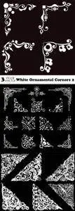 Vectors - White Ornamental Corners 2