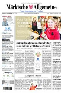 Neue Oranienburger Zeitung - 28. November 2018