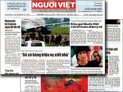 Báo Người Việt California - Nguoi Viet News in California September 10 2009