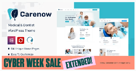 ThemeForest - Carenow v1.1.1  Medical & Dentist WordPress Theme