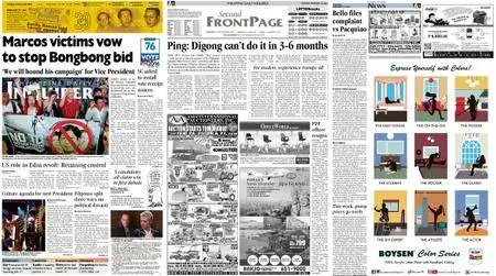 Philippine Daily Inquirer – February 23, 2016