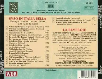 La Reverdie - Suso in Italia bella: Music in the courts and cloisters of Northern Italy (1995)