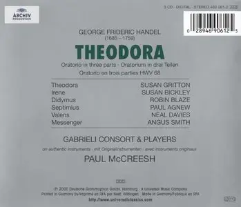 Handel - Theodora [McCreesh] 3CD