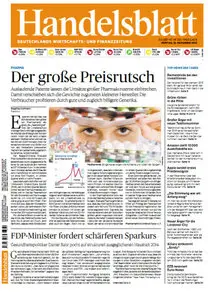 Das Handelsblatt vom 12 November 2012