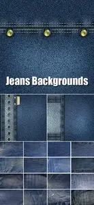 Stock Photo - Blue Jeans Backgrounds