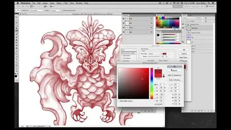 SkillShare - Creating Full Color Digital Illustrations From Your Hand-Made Drawings