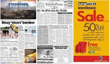 Philippine Daily Inquirer – October 28, 2010