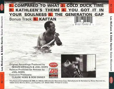 Les McCann & Eddie Harris - Swiss Movement (Montreux 30th Anniversary Edition) (1969) {1996 Rhino} **[RE-UP]**
