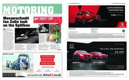 Romford Recorder Motors – September 01, 2017