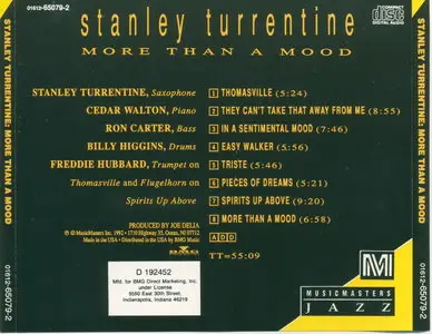 Stanley Turrentine - More Than a Mood (1992)