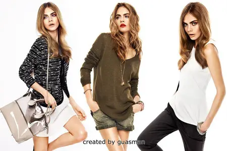 Cara Delevingne - Reserved Spring-Summer 2013 Lookbook