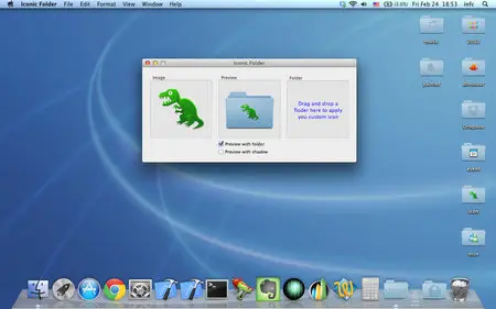 Iconic Folder v1.01 Mac OS X