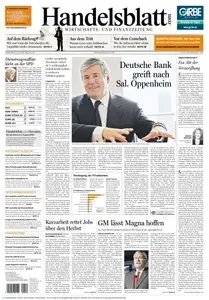 Handelsblatt vom 06.08.2009