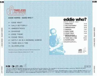 Eddie Harris Trio - Eddie Who? (1986) {2015 Japan Timeless Jazz Master Collection Complete Series CDSOL-6347}