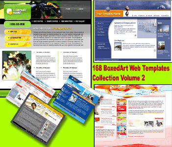 BoxedArt Web Templates Collection 2