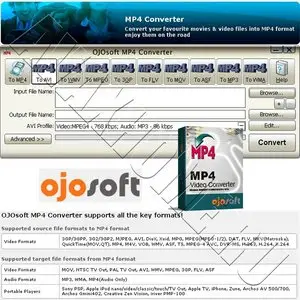 OJOsoft MP4 Converter v2.5.0.1103