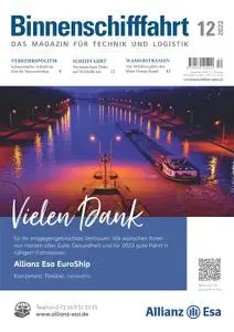 Binnenschifffahrt - Dezember 2022