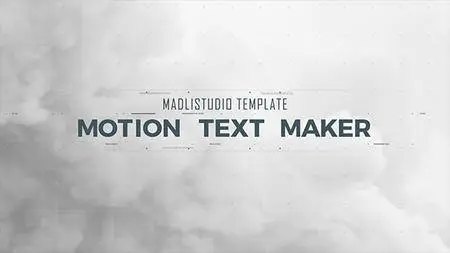 Motion Text Maker (With 6 April 17 Update) - Project for After Effects (VideoHive)