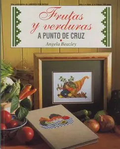 Frutas y verduras a punto de cruz