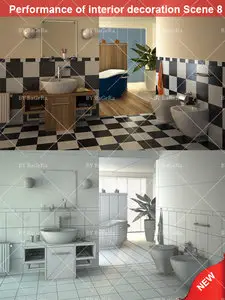 Performance of interior decoration Scene 8 / 10