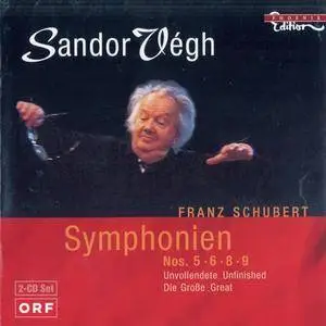 Sandor Végh - Franz Schubert: Symphonies Nos. 5, 6, 8, 9 (2009)