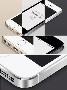 3D View iPhone 5C Psd Pro Sector Mockup