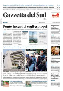Gazzetta del Sud Reggio Calabria - 8 Agosto 2025